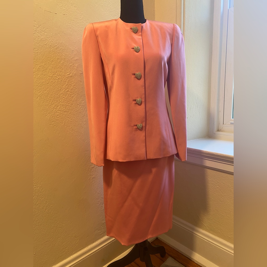 Vintage Wayne Kastning By Helga Blazer And Skirt